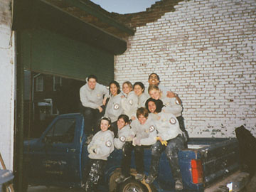 team at the warehouse