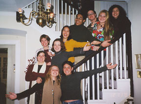 Team 9 at Mr. Busser's house